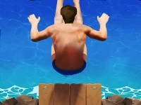 Cliff diving 3d