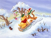 Winnie the pooh christmas jigsaw puzzle 2