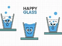 Smiling water glass