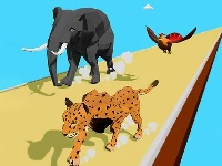 Animal transform race 3d