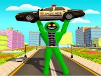 Stickman incredible monster hero city fight