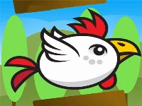 Angry flappy chicken fly