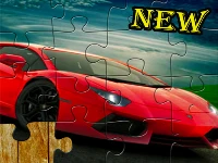 Sports car jigsaw puzzles game - kids & adults