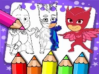 Pj masks coloring book