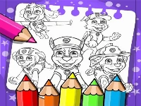 Paw patrol coloring book