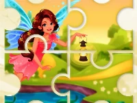 Little cute summer fairies puzzle