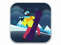 Snow mountain snowboard