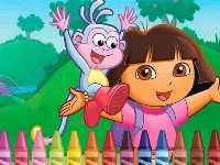 Dora the explorer 4 coloring | Ojogos 360