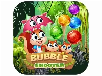 Bubble shooter squirrel