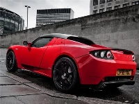 Tesla roadster slide