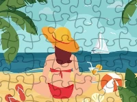 Summer beach jigsaw