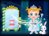 Baby hazel ice princess dressup