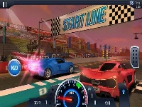 Fast line furious car racing