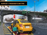 Modern city taxi service simulator