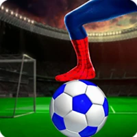 Superhero spiderman football soccer league game