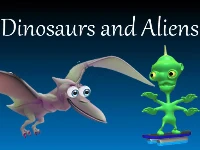 Dinosaurs and aliens