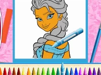 The princess sisters coloring