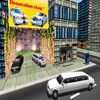 Luxury wedding limousin car game 3d