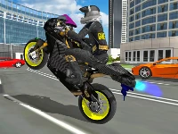 Motorbike stunt super hero simulator