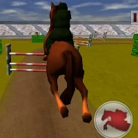 Jumping horse 3d