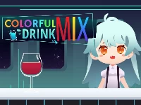 Colorful mix drink