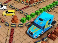 Truck parking 3d 2021