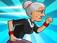 Angry grandmother run