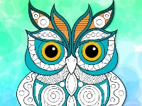 Zentangle coloring book