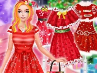 Christmas princess dress up