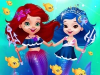 Cute mermaid dress up game for girl
