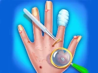 Hand skin doctor - hospital game