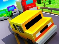 Blocky highway: traffic racing -race