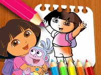 Dora the explorer the coloring book