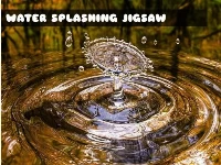 Water splashing jigsaw