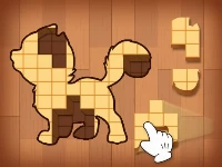 Wood block puzzles