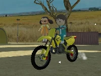 Msk squid game motorcycle stunts