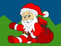 Santa claus coloring book