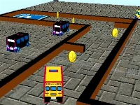 School bus 3d parking