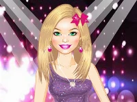 Barbie popstar dressup