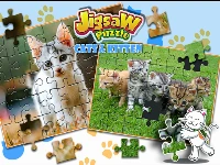 Jigsaw puzzle cats & kitten