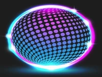 Funny neon ball