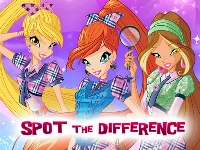 Winx club spot the differences