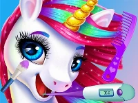 Princess pony beauty makeover: unicorn salon