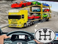 Car transporter truck vehicle transporter trailer