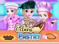 Make eclairs pastry