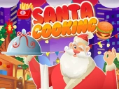 Santa cooking