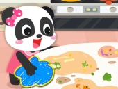 Baby panda cleanup