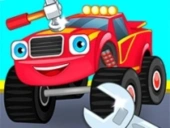 Monster truck: car repair & fix