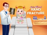 Baby hazel hand fracture