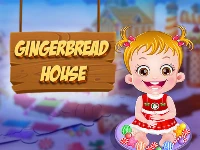 Baby hazel gingerbread house